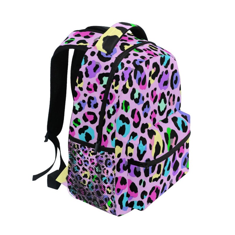 Kcldeci Red Blue Fire Dragon School Backpack Galaxy Teens Girls Boys Kids Bookbag, Monster Animal Water Resistant Elementary Travel Computer Daypack for Age 4-12 Years - Image 2